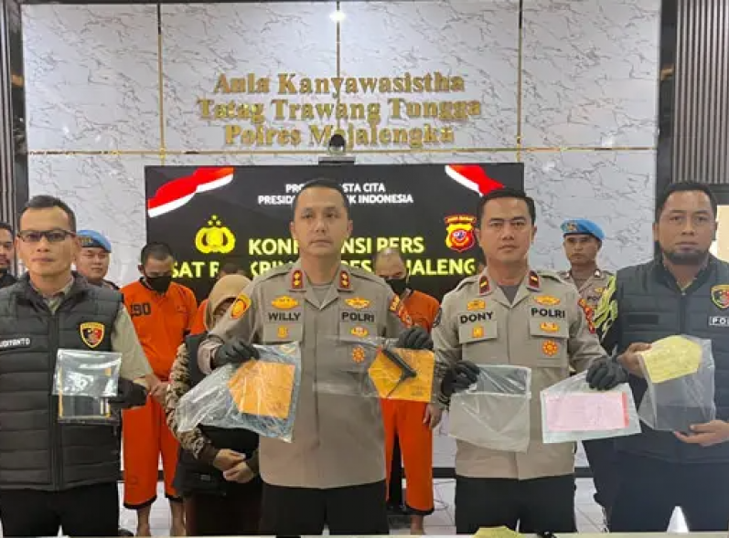 Polres Majalengka Ringkus Komplotan Penggembos Ban Mobil, Satu Berhasil dilumpuhkan Lima Lainya sedang Diburu
